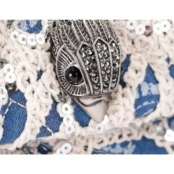 Kurt Geiger Blue and White Crossbody Bag - NWOT - Picture 3 of 10